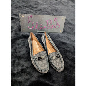 EUC Coach Black/Gray Flats 8